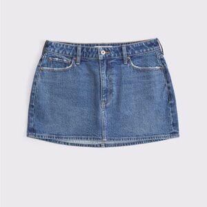 Abercrombie Curve Love Denim Skirt